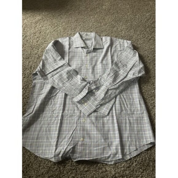 Peter Millar Other - Peter Millar Mens Check Pattern Long Sleeve Button up Shirt Size XL Colorful